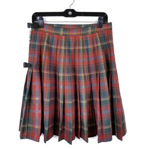 Lairds of Scotland Vintage Kilt Plaid Pleated Skirt Size 8